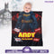 Personalized Baby Blanket - Custom Superhero Style Baby Batman Cape | Name & Date of Birth | Gift for Boys